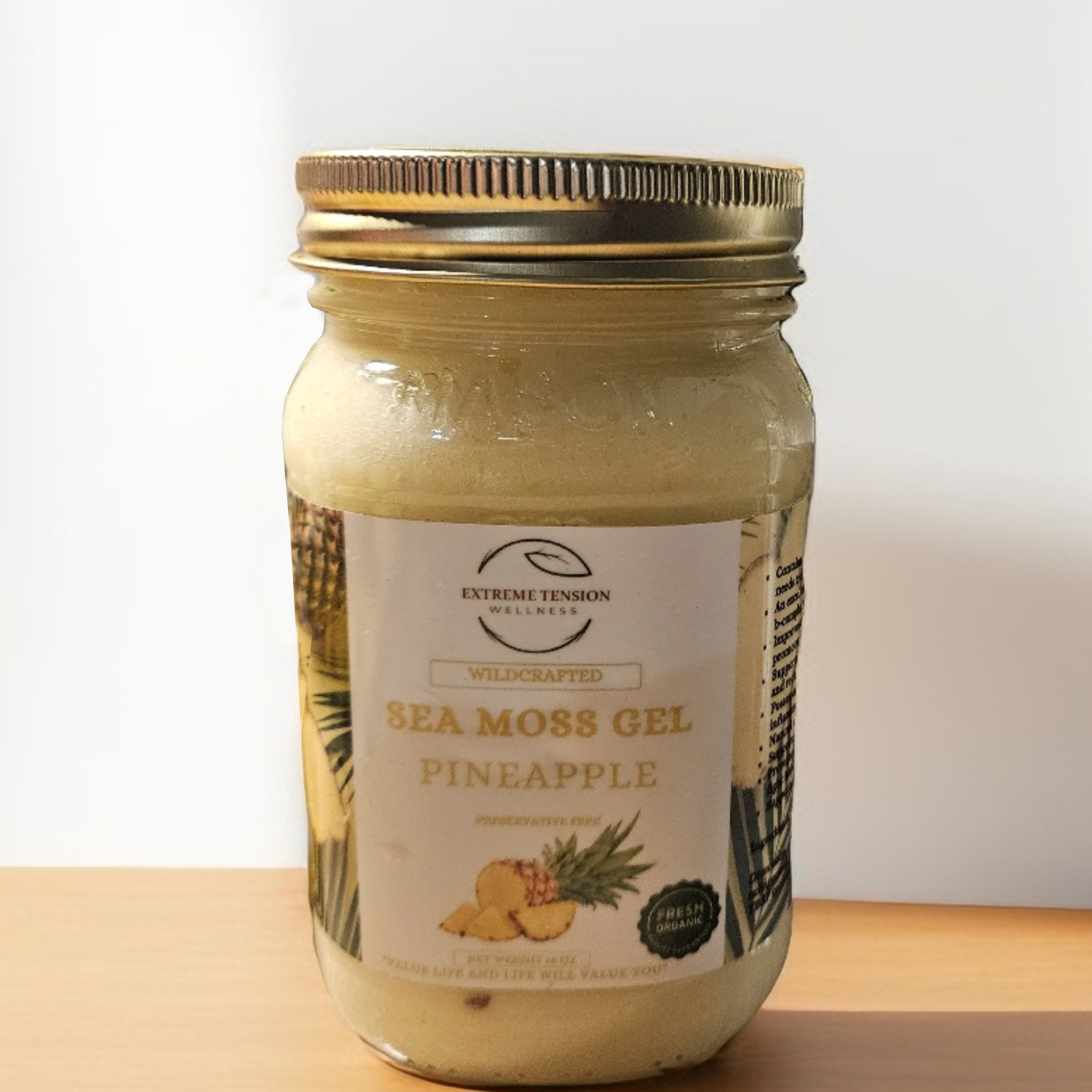 Pineapple Sea Moss Gel