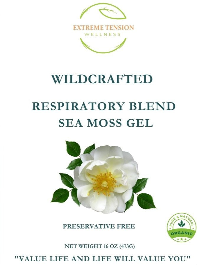 Respiratory Sea Moss Gel Blend (Respiratory Health)
