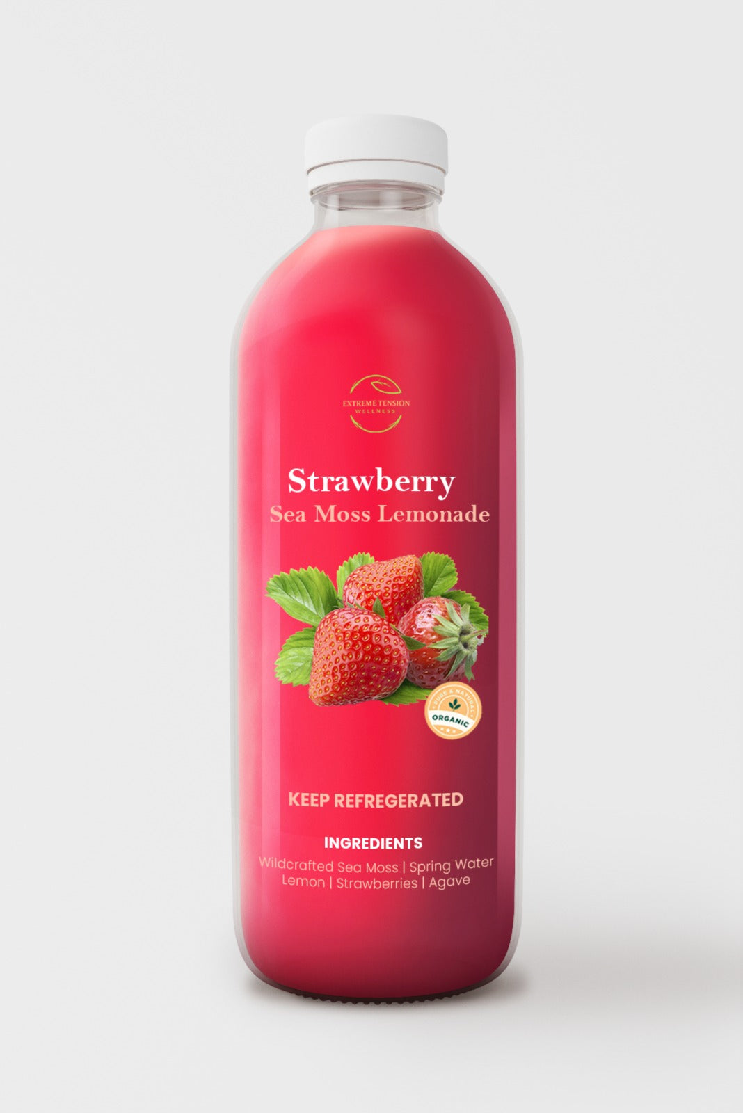 Strawberry Sea Moss Lemonade