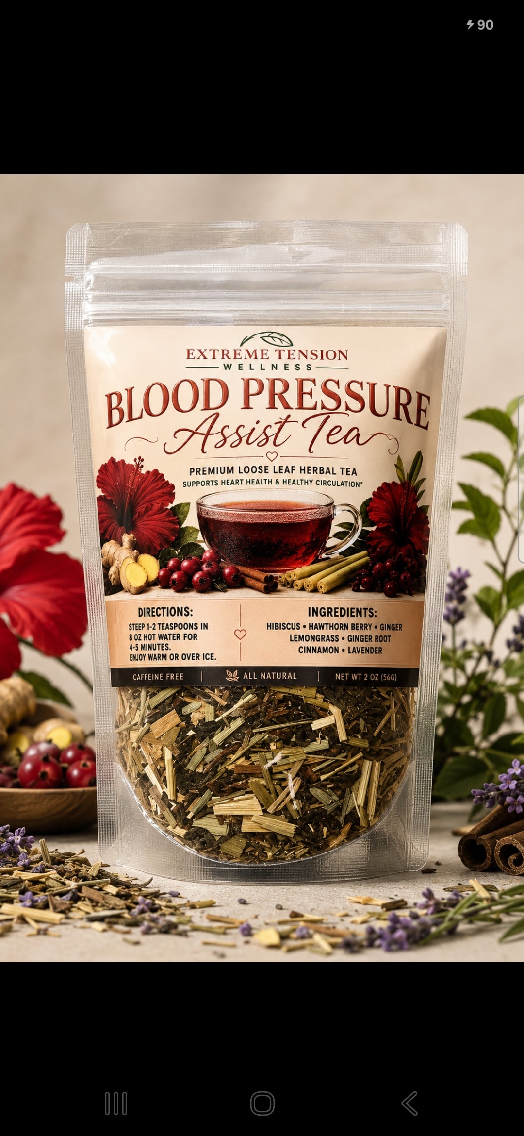 Blood Pressure Assist Tea (Heart Health)