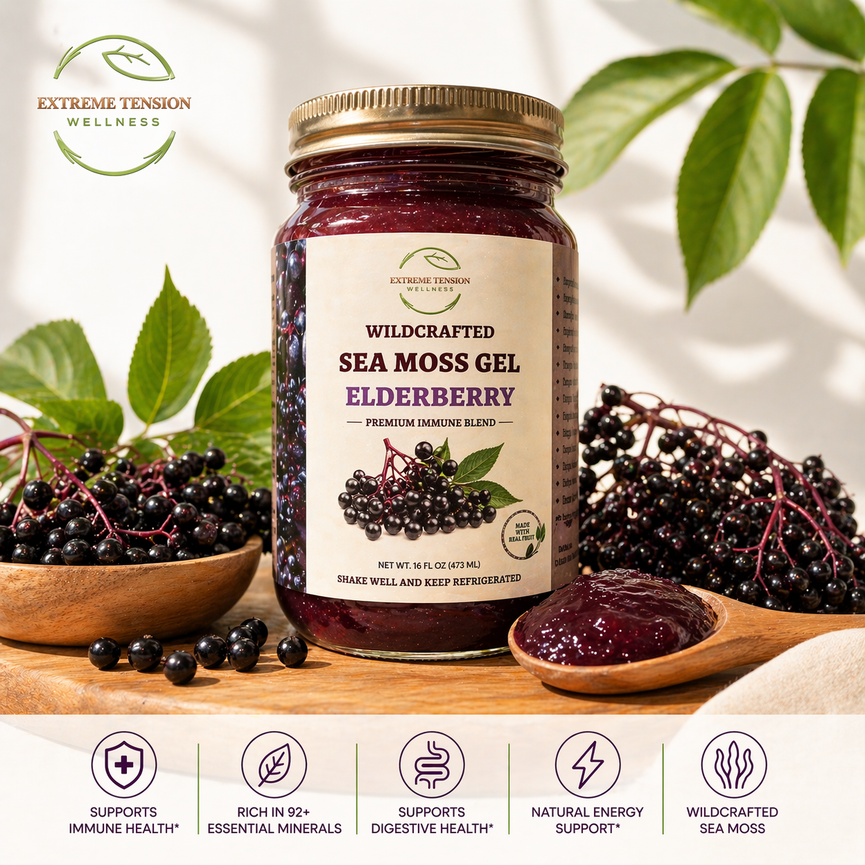 Elderberry Sea Moss Gel